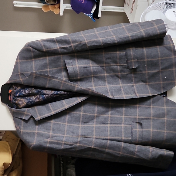 Mens grey blazer - Picture 3 of 3